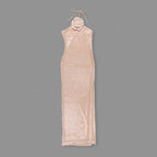 Strapless Floral Embellished Gown H6380