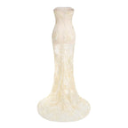 Strapless Floral Embroidered Gown H6349