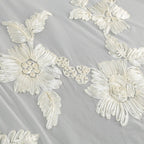 Strapless Floral Embroidered Gown H6349