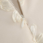 Strapless Floral Embroidered Gown H6349