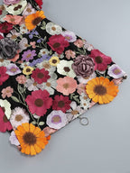 Strapless Floral Embroidered Mini Dress H6396