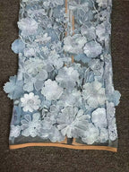 Strapless Floral Embroidered Sheer Gown H6621