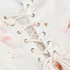 Strapless Floral Midi Dress H6410