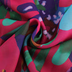 Strapless Floral Print Maxi Dress H6260