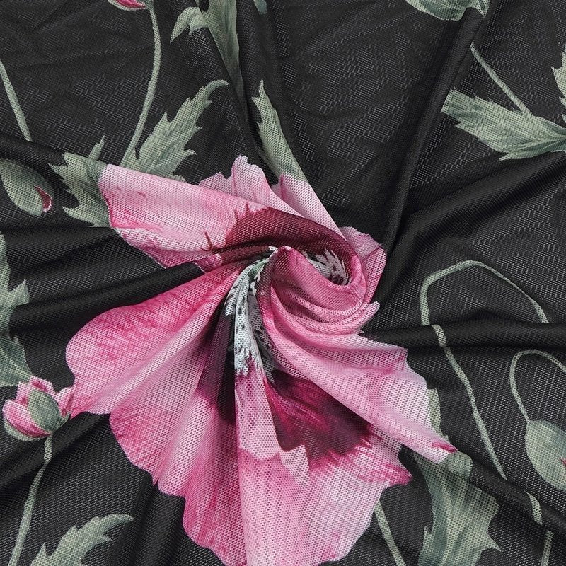 Strapless Floral Ruched Mini Dress H6313