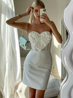 Strapless Heart Bodice Mini Dress H6295