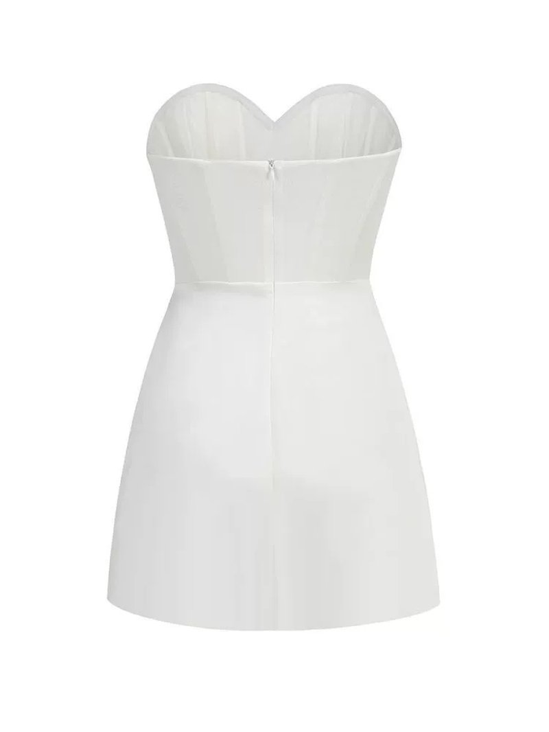 Strapless Heart Bodice Mini Dress H6295