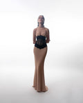 Strapless Lace Corset Gown H6382