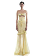 Strapless Lace Corset Gown H6849