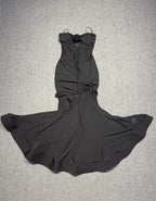 Strapless Lace Corset Gown H6849