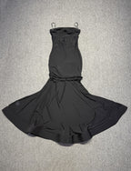 Strapless Lace Corset Gown H6849