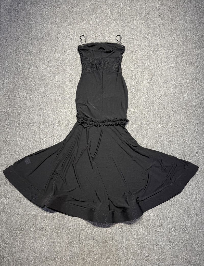 Strapless Lace Corset Gown H6849