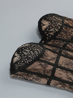 Strapless Lace Corset Gown H7146