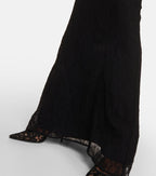 Strapless Lace Corset Maxi Dress H6161