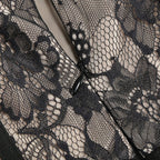 Strapless Lace Corset Maxi Dress H6897