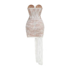 Strapless Lace Corset Mini Dress H7067