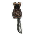 Strapless Lace Corset Mini Dress H7067