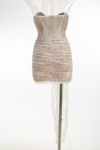Strapless Lace Corset Mini Dress H7067