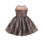 Strapless Lace Flared Mini Dress H6760
