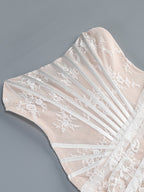 Strapless Lace Mermaid Wedding Gown H7150