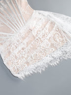 Strapless Lace Mermaid Wedding Gown H7150