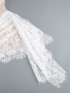 Strapless Lace Mermaid Wedding Gown H7150