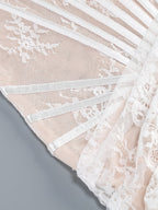 Strapless Lace Mermaid Wedding Gown H7150