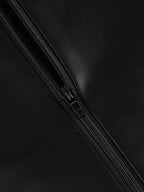 Strapless Leather Lace Maxi Dress H6551