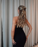 Strapless Mermaid Cutout Evening Gown H6656