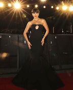 Strapless Mermaid Cutout Evening Gown H6656