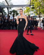 Strapless Mermaid Cutout Evening Gown H6656