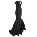 Strapless Mermaid Cutout Evening Gown H6656