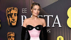 Strapless Ombre Satin Gown with Black Velvet Sleeves H6466