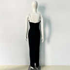Strapless Pearl Trim Mermaid Gown H6523