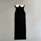 Strapless Pearl Trim Mermaid Gown H6523