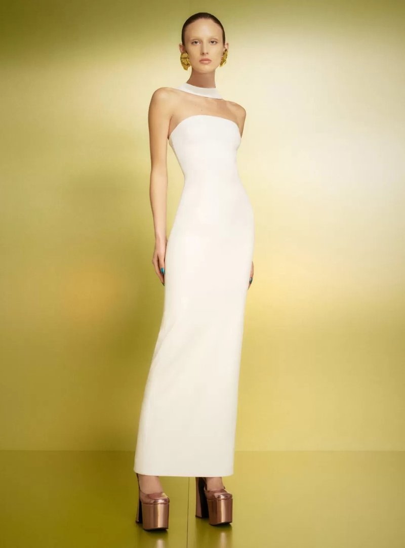 Strapless Red Mermaid Gown H6378