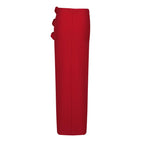 Strapless Red Slit Maxi Skirt H247