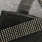 Strapless Rhinestone Bandage Midi Dress H6239