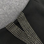 Strapless Rhinestone Bandage Midi Dress H6239