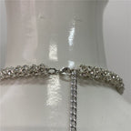 Strapless Rhinestone Bandage Mini Dress H3917