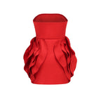 Strapless Rose Embellished Mini Dress H6215