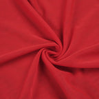 Strapless Ruched Sheer Red Gown H6868