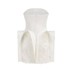 Strapless Ruffle Corset Top H6662