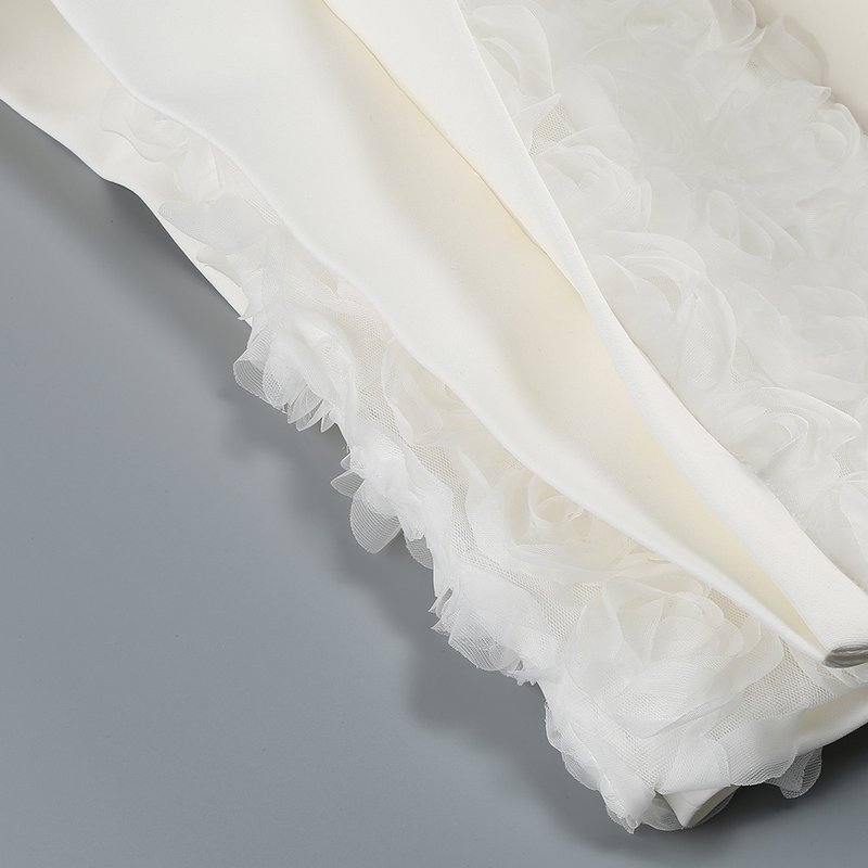 Strapless Ruffle Corset Top H6662
