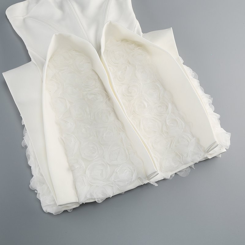 Strapless Ruffle Corset Top H6662
