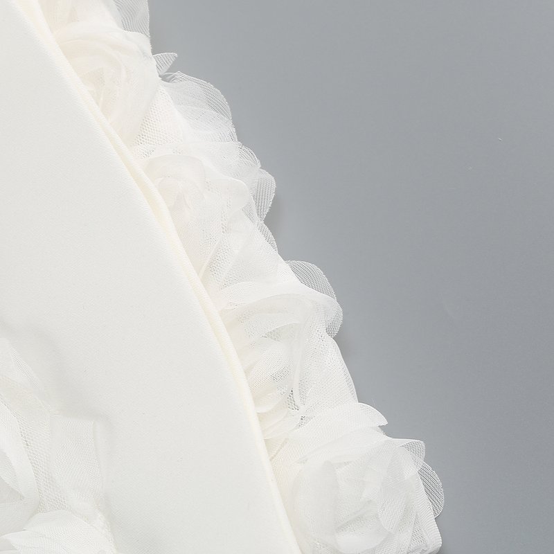 Strapless Ruffle Corset Top H6662