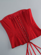 Strapless Ruffle Mini Dress H6513
