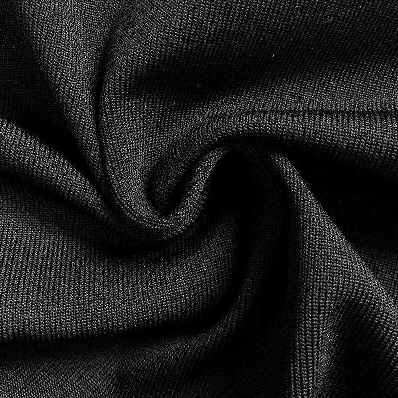 Strapless Ruffle Organza Maxi Dress H6667