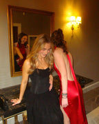 Strapless Ruffle Tiered Maxi Dress H6719