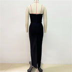 Strapless Sequin Bandage Maxi Dress H6644
